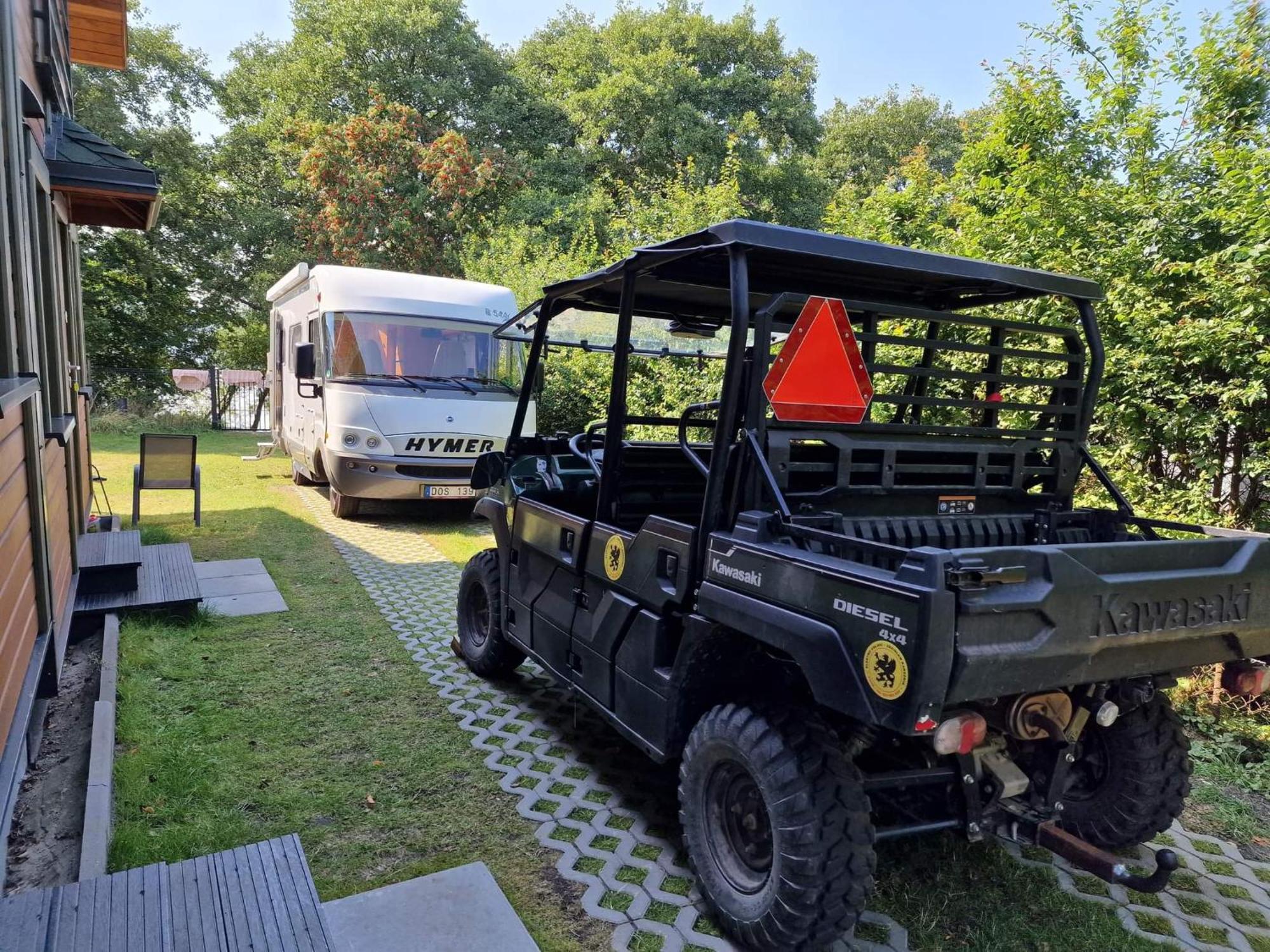 Nowy domek drewniany Tu Mi Dobrze w Lubkowie z plażą Lubkowo Zewnętrze zdjęcie